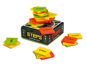Generic Steps Games Starter Pack playing platform provides stable surface for safe play.