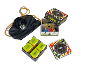 Generic Steps Games Starter Pack wooden pieces provide premium feel for precise hand-eye coordination.