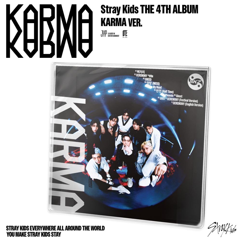 Generic Stray Kids KARMA P.O.B poster inside, ideal for display and memories