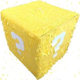 Generic Super Gaming 13 pinata glow box shines in the dark for vibrant parties.