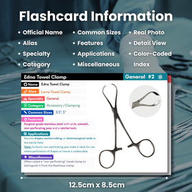 Generic Surgical Instruments Flashcards comparison cards showing side-by-side instrument distinctions