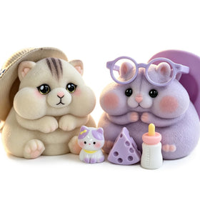 Generic Taba Squishy Cat front view shows ultra-soft silicone for stress-relief play.