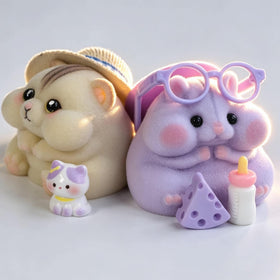 Generic Taba Squishy Hamster closeup highlights soft touch and soothing fidget use.