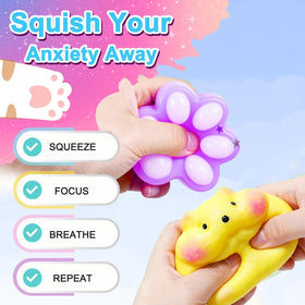 Generic Taba Toys cat paws squishy—cute desk companion for focus breaks.