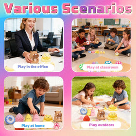 Generic Taba Toys Pack chick squishy as a cute desk companion for focus.