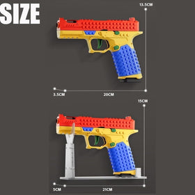 Colorful pieces from the Generic grip set for creative play on the go