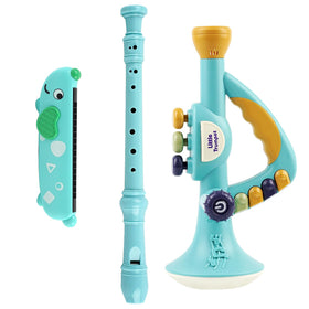 Generic toddler trumpet with light and music for engaging play