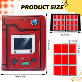 Generic trading card binder high capacity pages for hundreds of cards.