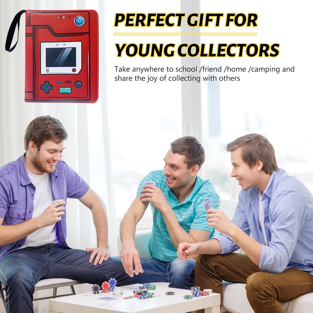 Generic trading card binder organized display ideal for sports, gaming, and collectibles.