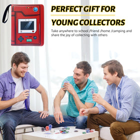 Generic trading card binder organized display ideal for sports, gaming, and collectibles.