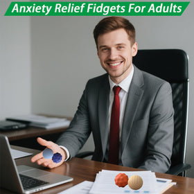 Generic travel-friendly stress toys help reduce restlessness on the go.