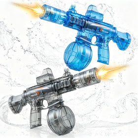 Generic two-pack electric water guns with LED light for bright poolside battles