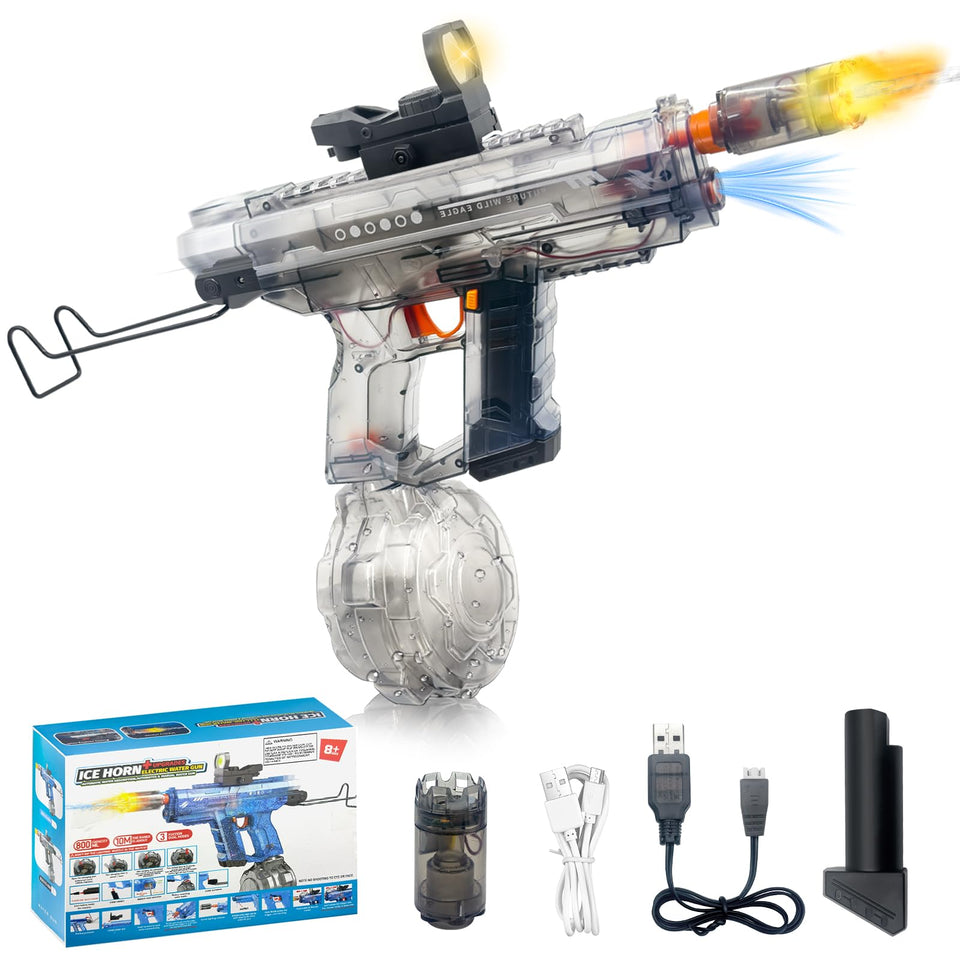 Generic upgraded electric water gun with LED light for thrilling evening battles