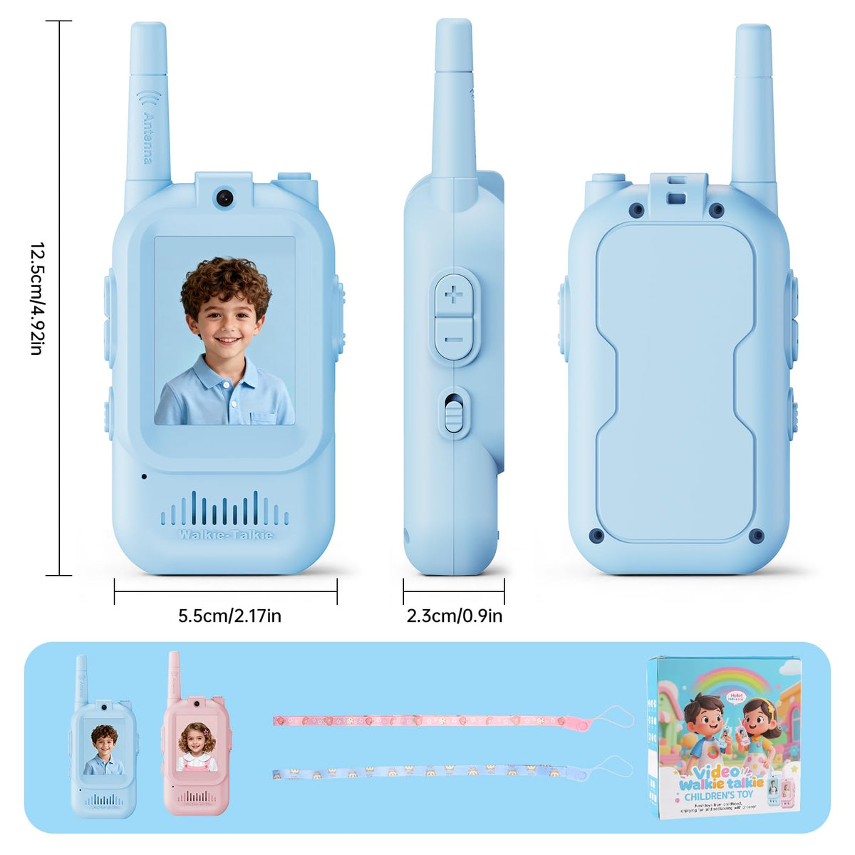 Generic video walkie talkies for kids privacy encryption aids private play
