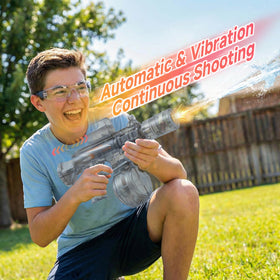 Generic water gun with automatic firing for smooth blasts