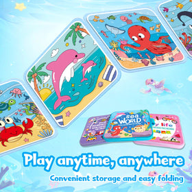Generic Water Painting Book for Kids animal park page sparks imaginative scenes and color recognition.