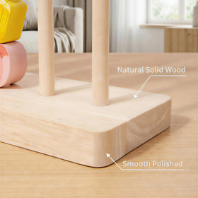 Generic wooden pear block helps with color matching