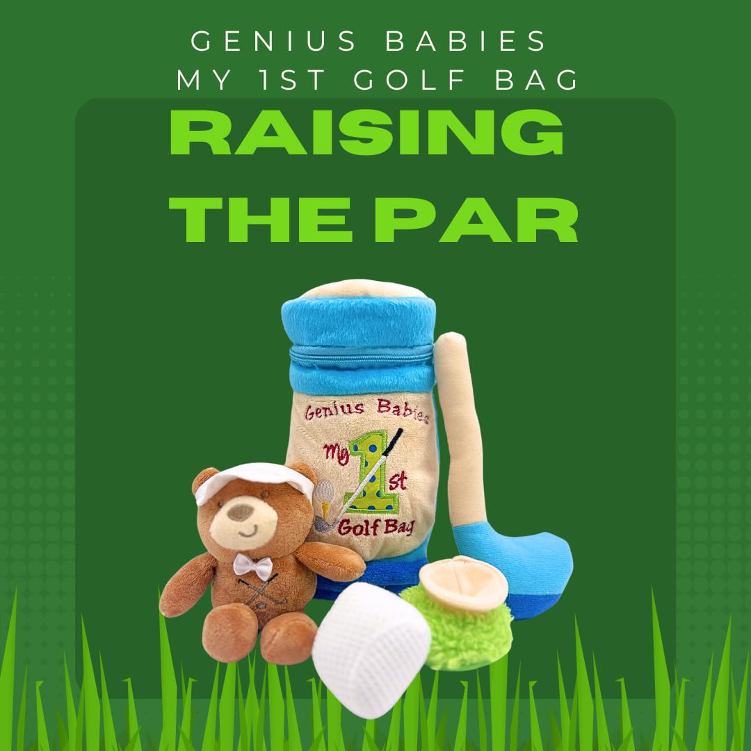 Genius Baby Toys My First Baby Golf Bag in use by toddlers for playtime