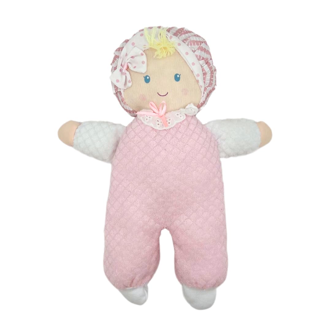 Genius Baby Toys soft baby doll 11-inch cuddle partner for infants.