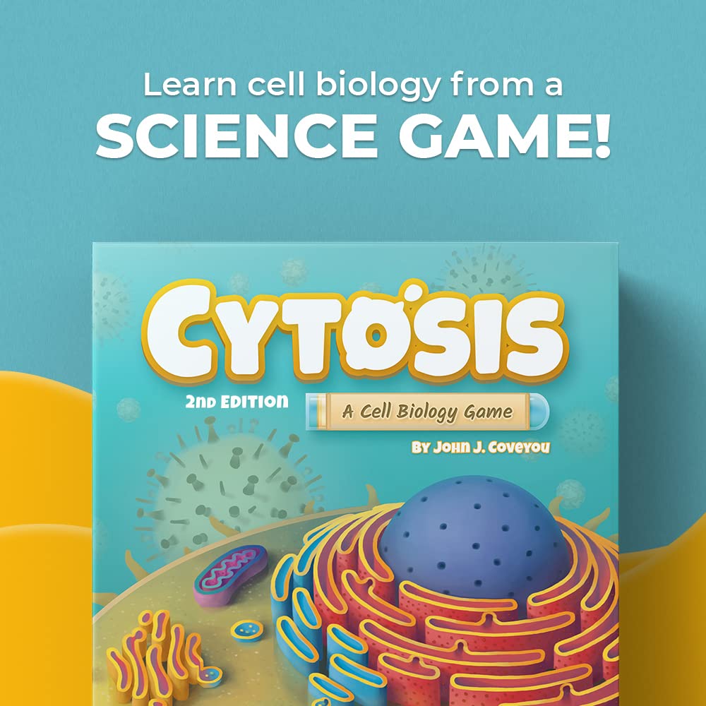 Genius Games Cytosis: resource cubes ready to fuel enzyme and hormone production.