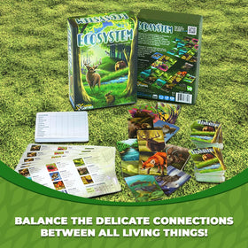 Genius Games Ecosystem classroom science lesson through habitat cards.
