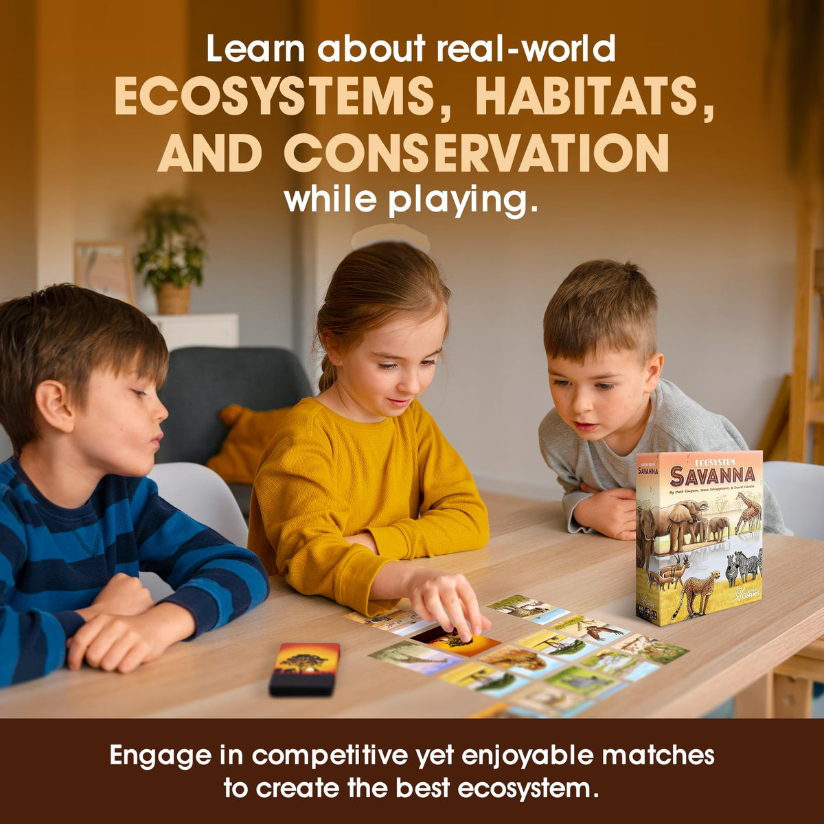Genius Games Ecosystem Savanna supports group play with engaging multiplayer sessions.