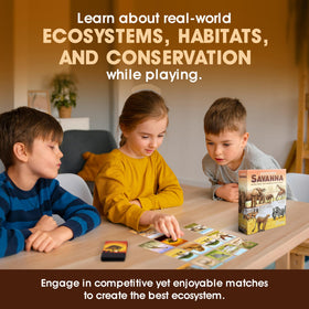 Genius Games Ecosystem Savanna supports group play with engaging multiplayer sessions.