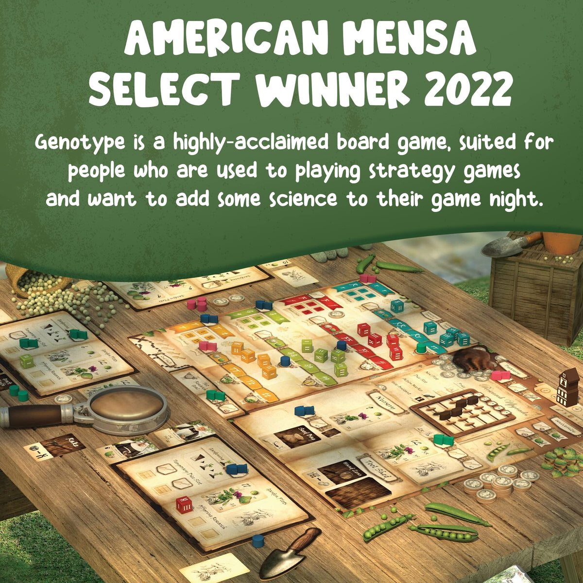 Genotype by Genius Games: Mensa Select award highlight quality