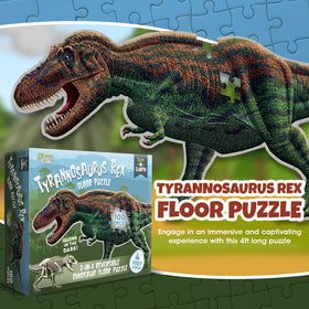 Genius Games glow-in-the-dark dino skeleton reveals exciting night-time detail for curious minds.
