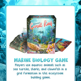 Genius Games great-barrier-reef-inspired-cards evoke reef dynamics for kids and adults.