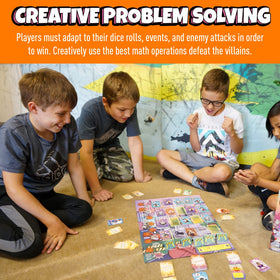 Genius Games Outnumbered cooperative play encourages family problem solving