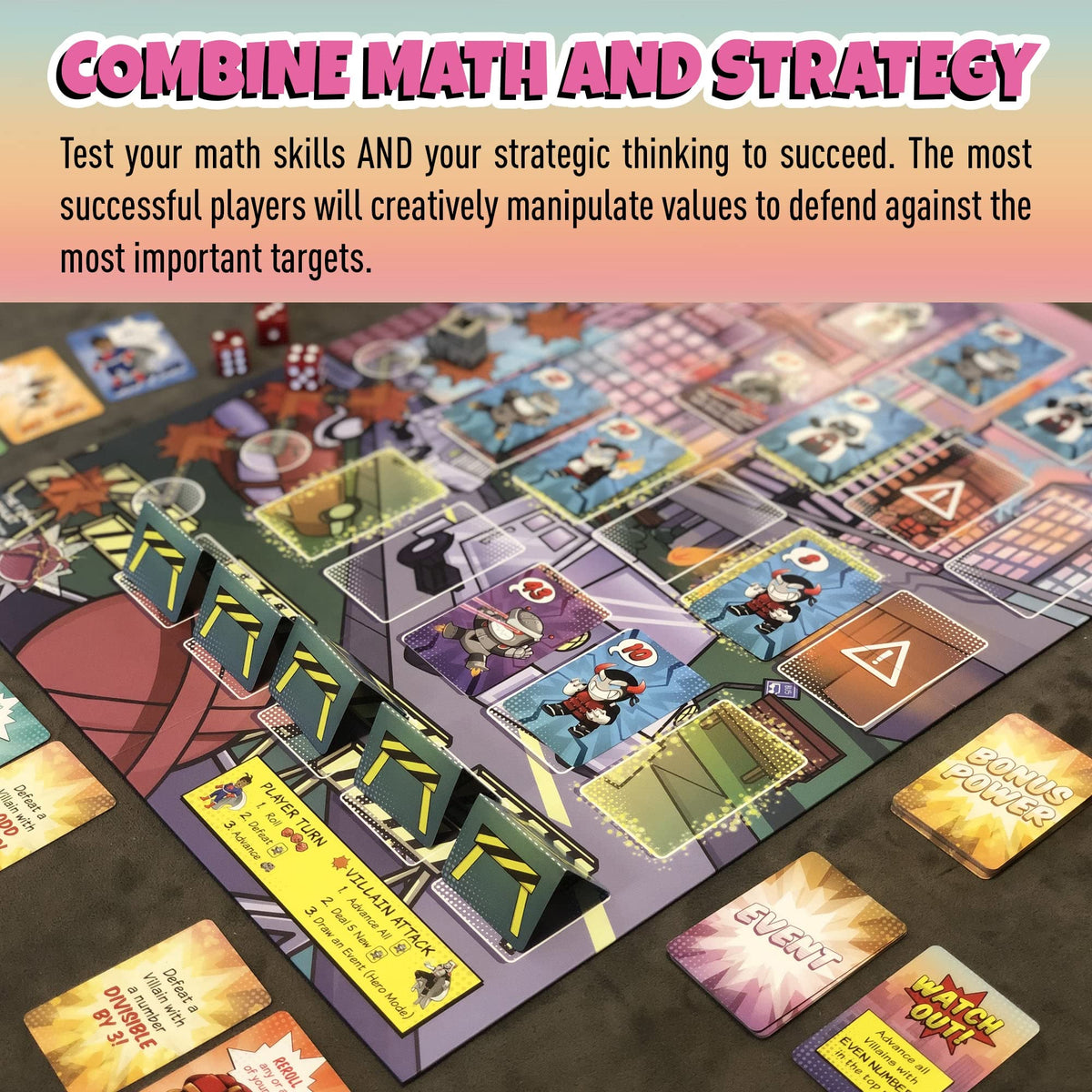Genius Games Outnumbered three difficulty modes scale learning