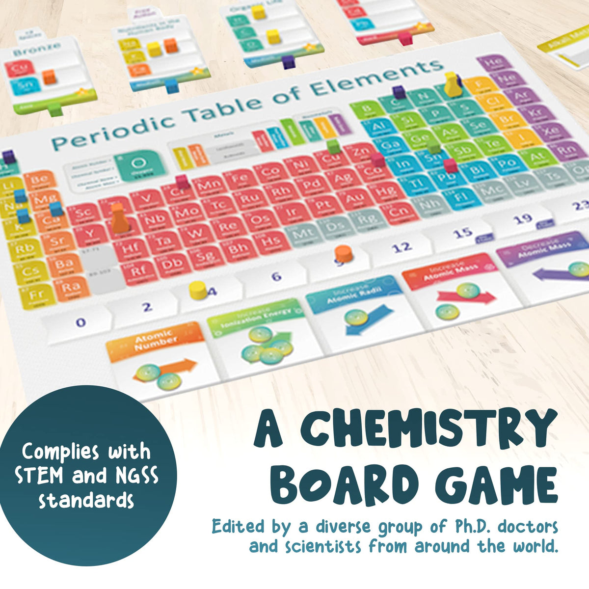 Genius Games Periodic classroom setup used for STEM lessons