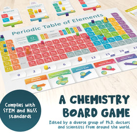 Genius Games Periodic classroom setup used for STEM lessons