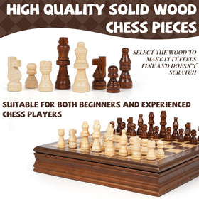 GenJuw chess set includes two extra queens for smoother promotions.