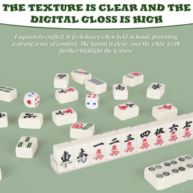 GenJuw travel-ready Mahjong set ideal for family nights at home or outdoors.