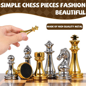 GenJuw wooden chess board with smooth surface for steady moves and pleasant workspaces