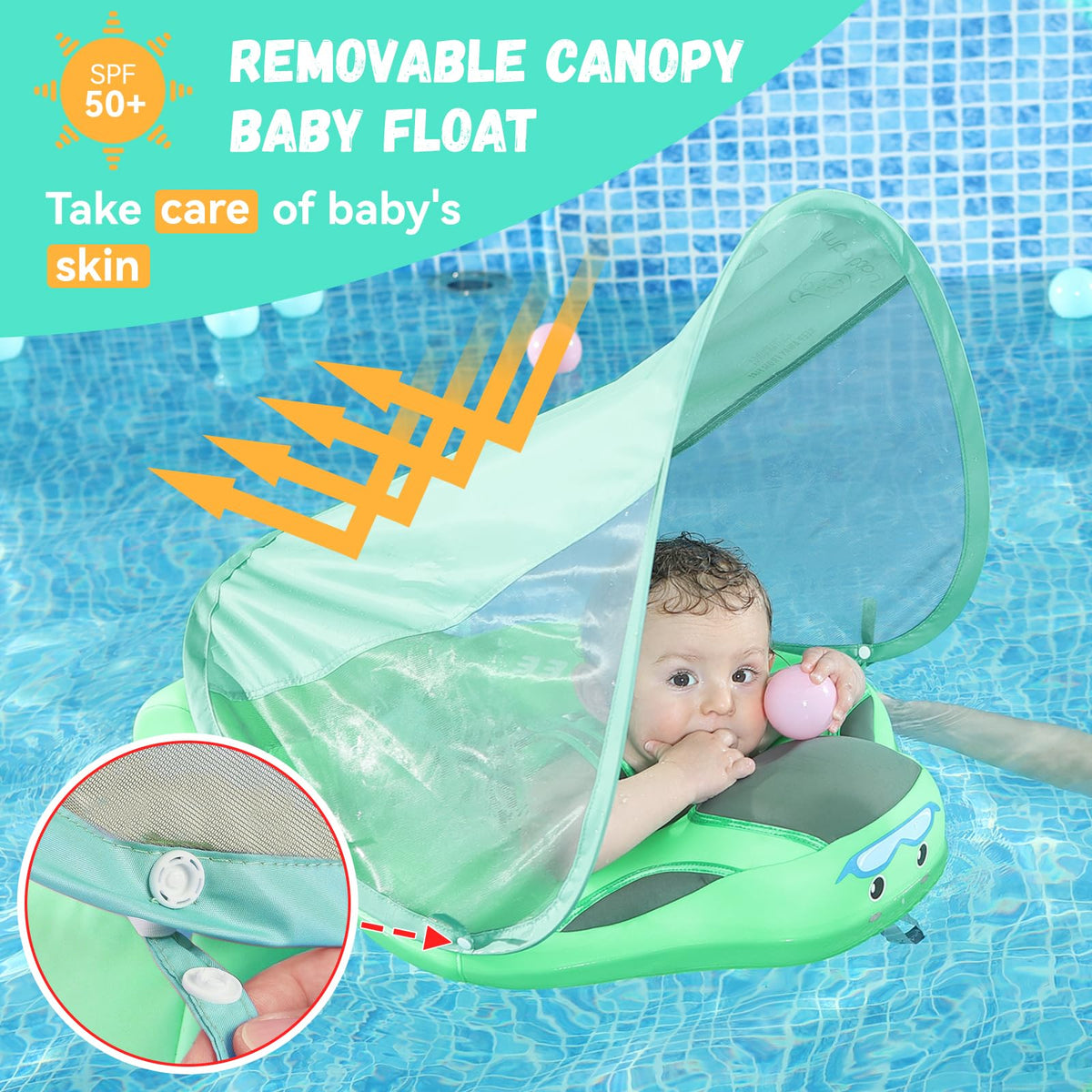 GENTEACO Mambobaby float with removable tail for balance and stability