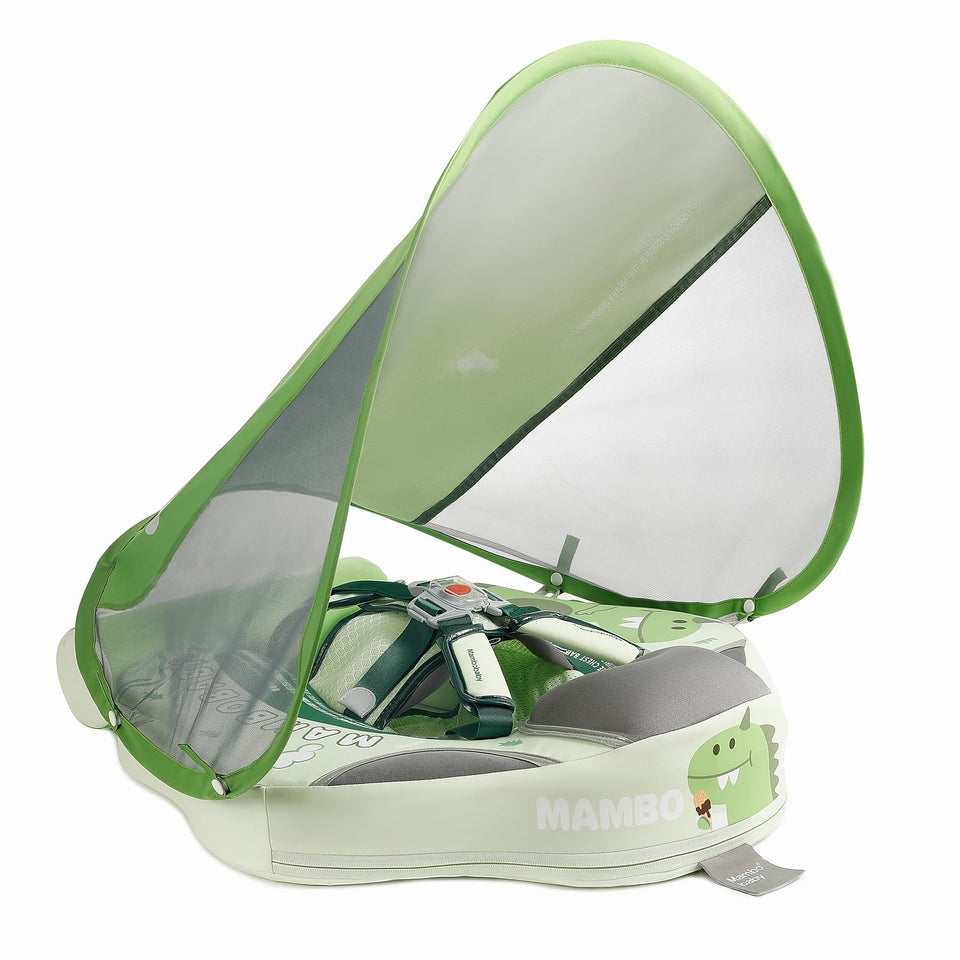 GENTEACO Mambobaby pool float with removable canopy for sun protection