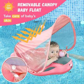 GENTEACO Mambobaby canopy float with UPF 50+ sun protection for baby skin