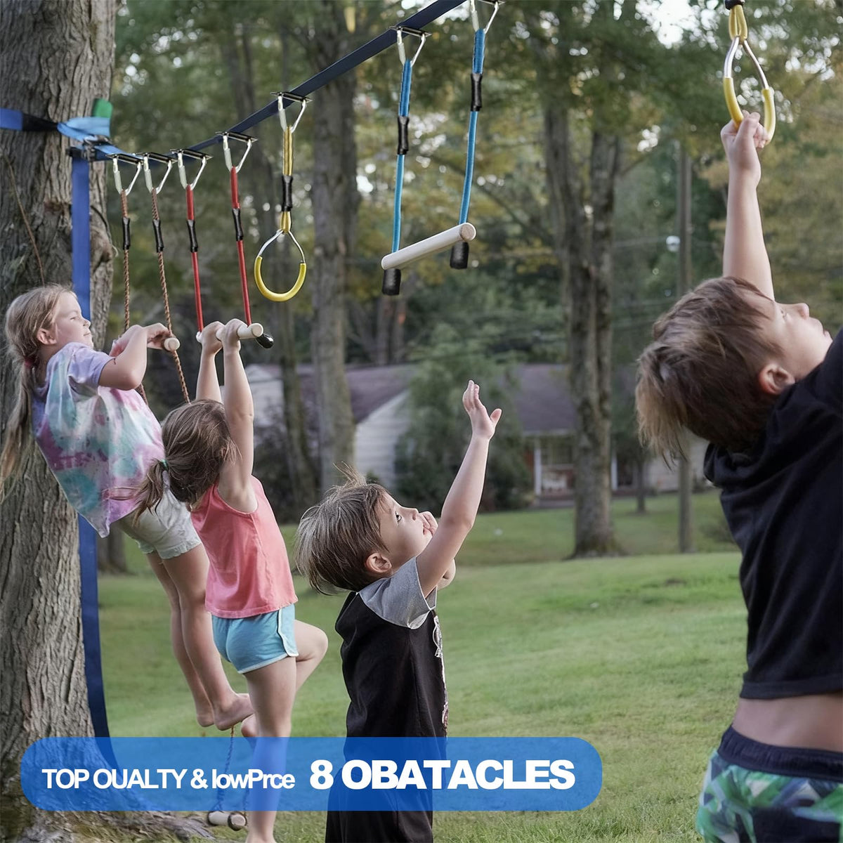 Gentle Booms Sports gymnastic ring-use setup supports balance and grip development
