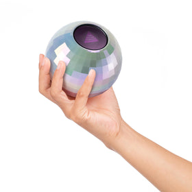 Genuine Fred Wonderball on a desk display as a shimmering conversation starter