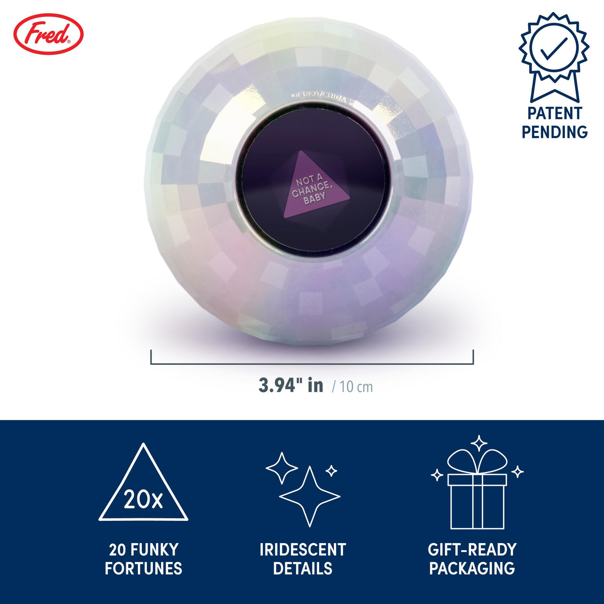 Genuine Fred Wonderball discoball guiding choices with stylish vibe