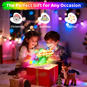 Geokay glow-up doodle pad offers mess-free, screen-free creativity for kids.