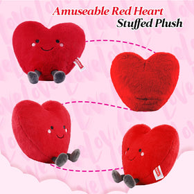 GEOPAI heart pillow resting on a sofa adds daily warmth and style