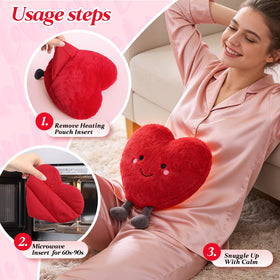 GEOPAI microwave-heat function provides up to 20 minutes of soothing warmth