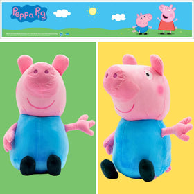 George cuddle pillow enhances kids' room decor with a soft, friendly character.