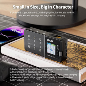 GEPRC W63 3A fast charging powers LiPo LiHV LiFe batteries quickly