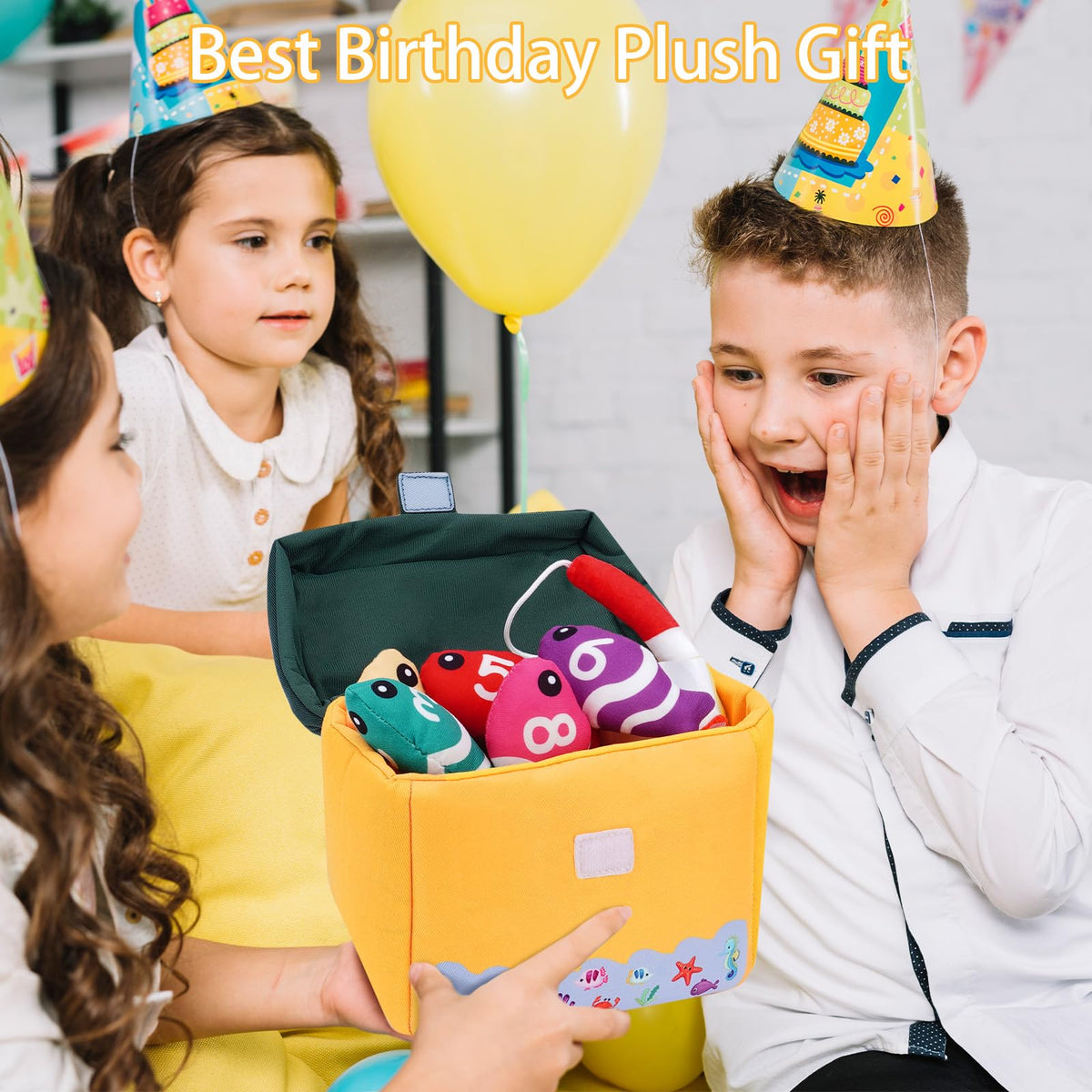 GERBIT Baby room decor plush set adds a playful touch to nurseries.