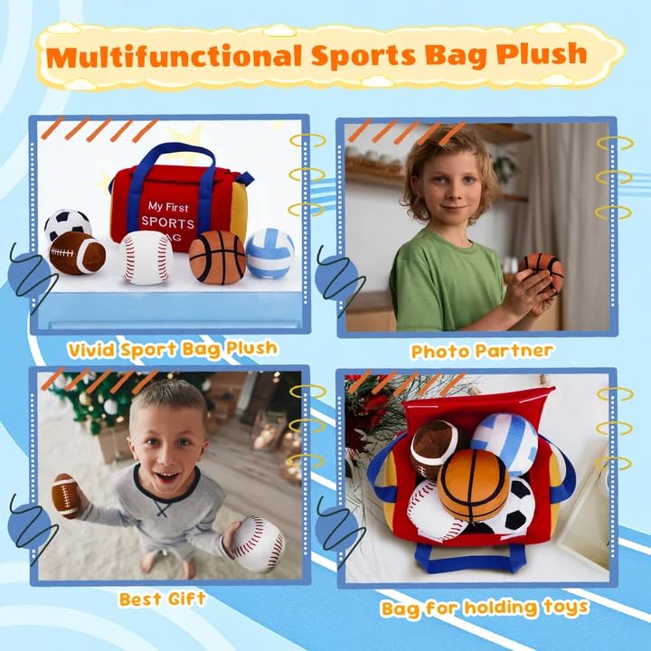 GERBIT Baseball Plush soft companion for bedtime and travel